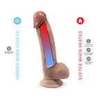 Dildo Silexd Premium Real Skin 8 Model 1 - 21 x 4,1 CM