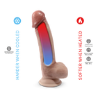 Dildo Realista Termorreactivo Silexd 17,8 x 3,8 CM