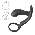 Anillo Dual Erector con Plug Anal para Próstata