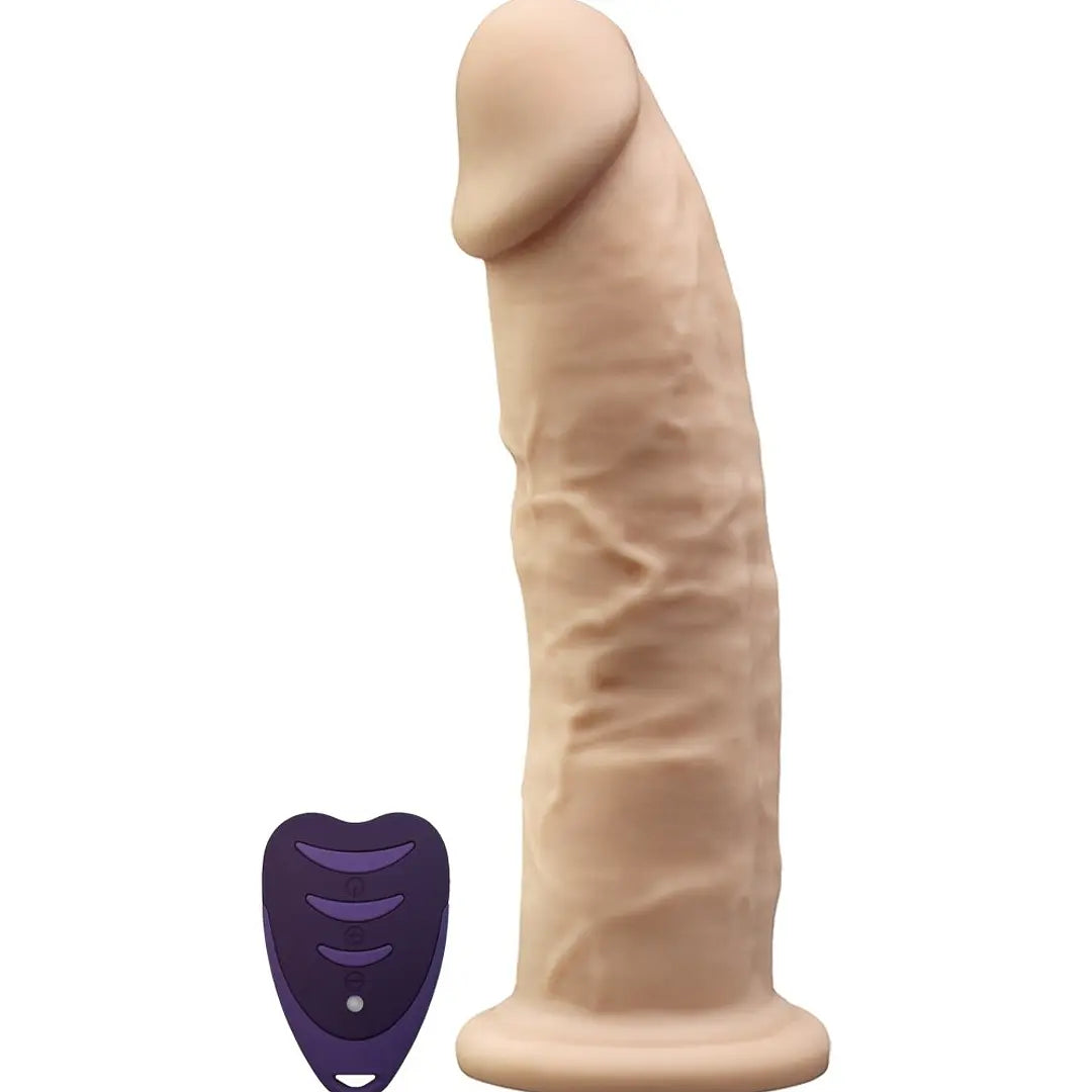 Dildo Vibrador Realista Silexd con Control Remoto 17,5 x 4,4 CM