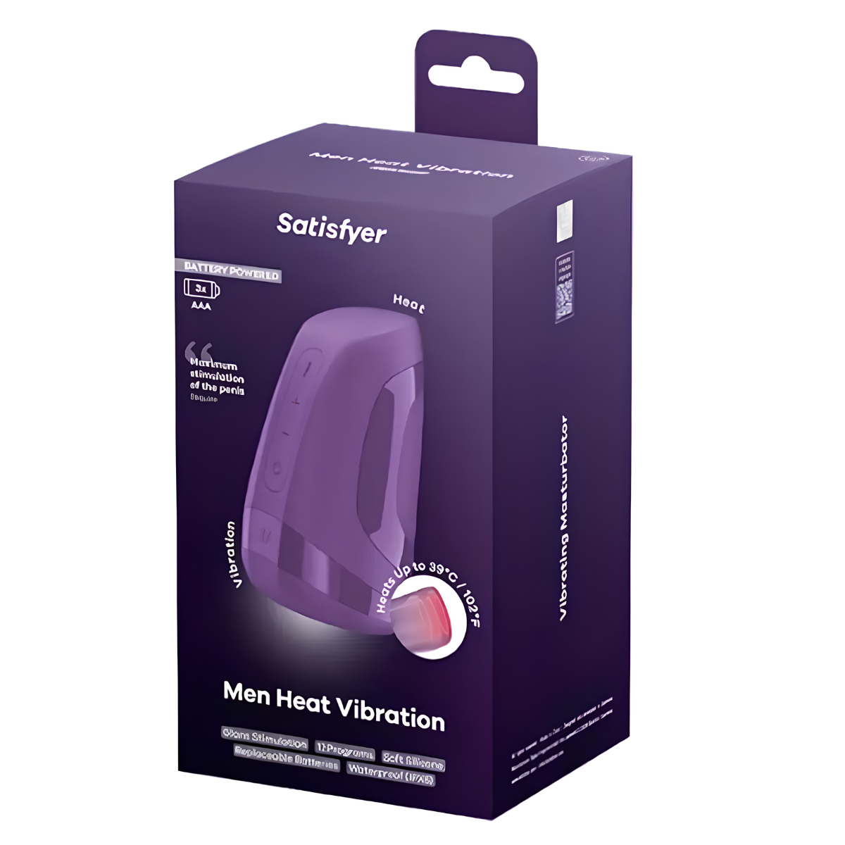 Satisfyer Men Heat Vibration – Masturbador Con Calor y 70 Vibraciones