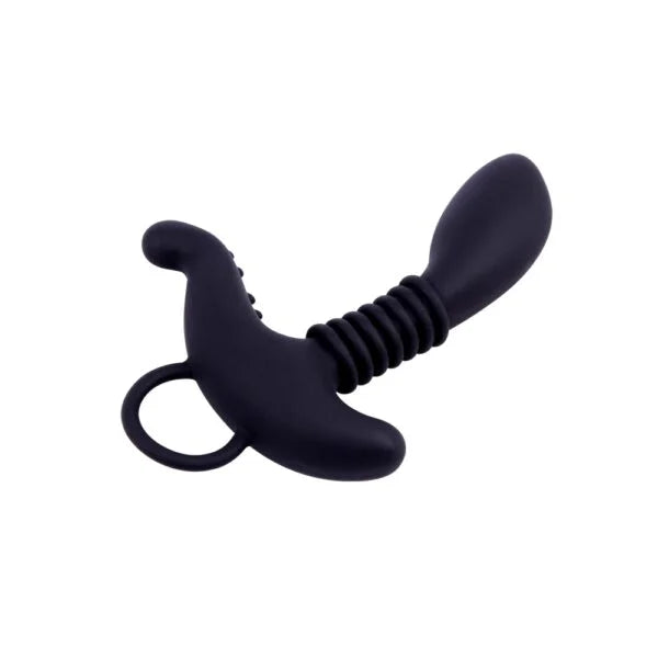 Plug Anal Texturizado con Anillo de Agarre - Kai