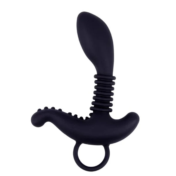Plug Anal Texturizado con Anillo de Agarre - Kai