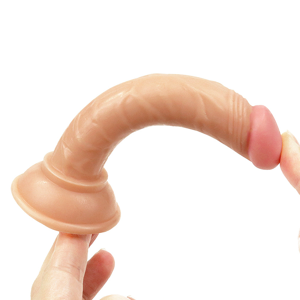 Dildo Realista Compacto Con Ventosa 14 x 2,3 CM
