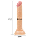 Dildo Realista Compacto Con Ventosa 14 x 2,3 CM