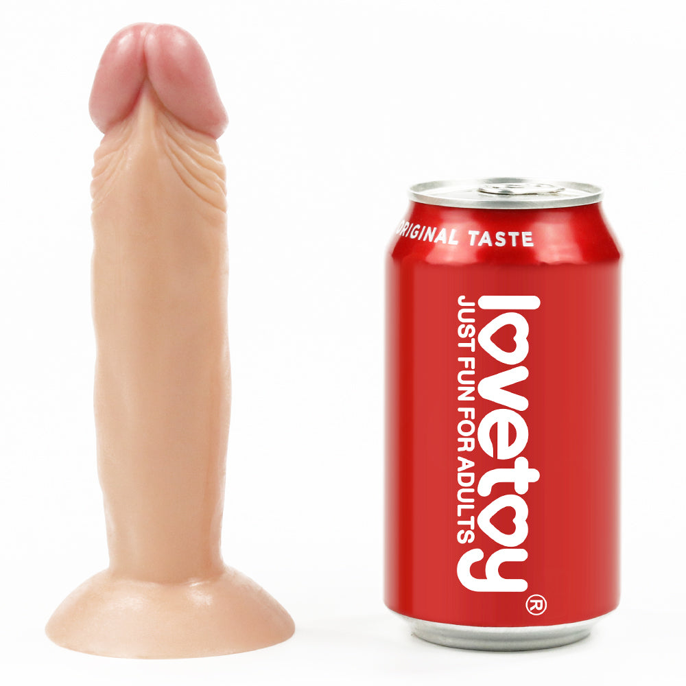Dildo Realista Flexible Con Ventosa 16,5 x 3,8 CM