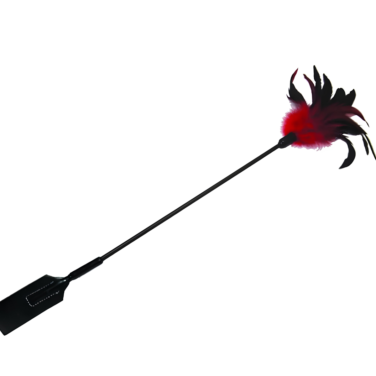 Velvet Desire – Fusta con Plumas Rojas