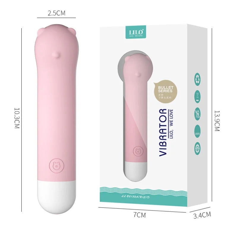 Bala Vibradora Recargable Bear
