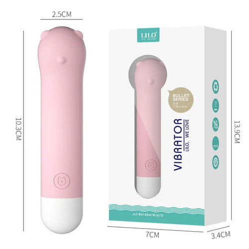 Bala Vibradora Recargable Bear