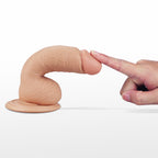 Dildo Realista Vibrador Con Ventosa 18 x 3,8 CM