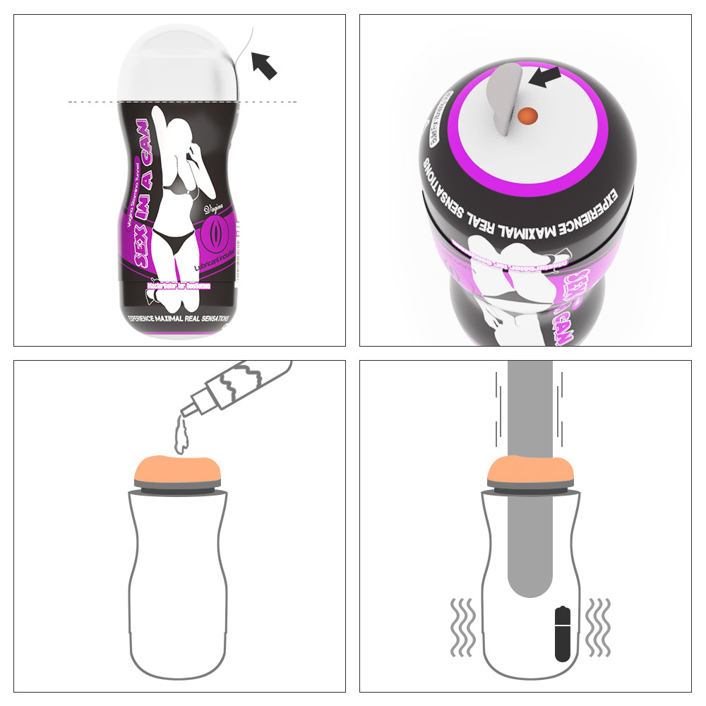 Sex In A Can Vagina Stamina – Masturbador Reutilizable