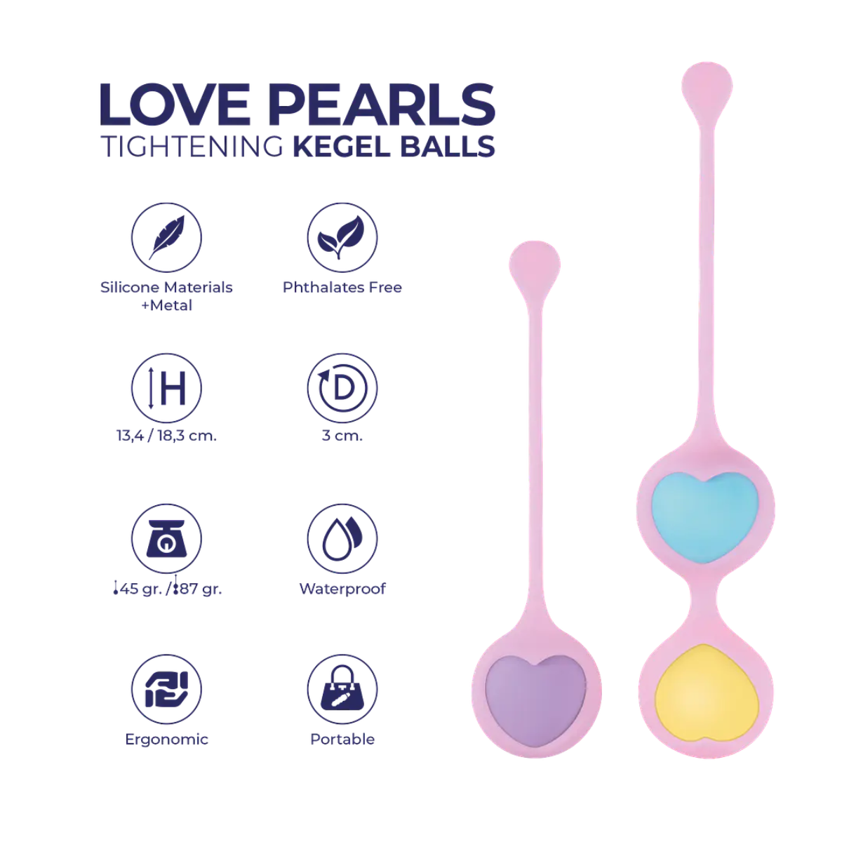 Love Pearls – Set de Bolas Kegel de Peso Progresivo