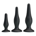 Kit de 3 Plugs Anales con Ventosa - Trio