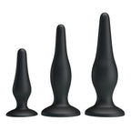 Kit de 3 Plugs Anales con Ventosa - Trio