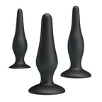 Kit de 3 Plugs Anales con Ventosa - Trio