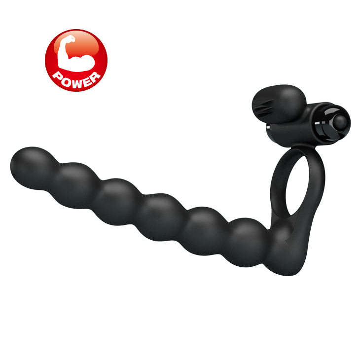 Anillo Vibrador con Estimulador Anal 10 Funciones