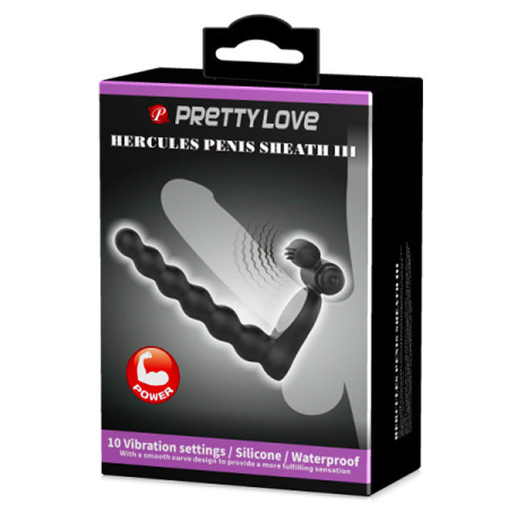 Anillo Vibrador con Estimulador Anal 10 Funciones