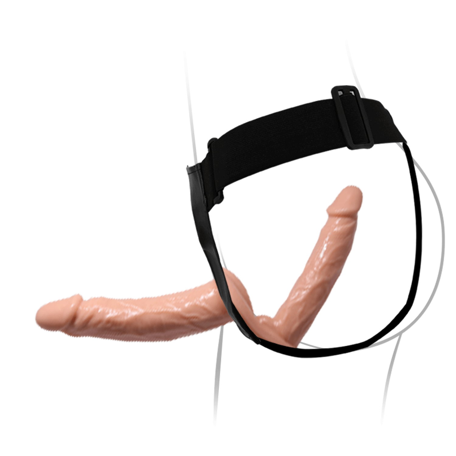 Arnés Strap-On con Dildo Doble Estimulación