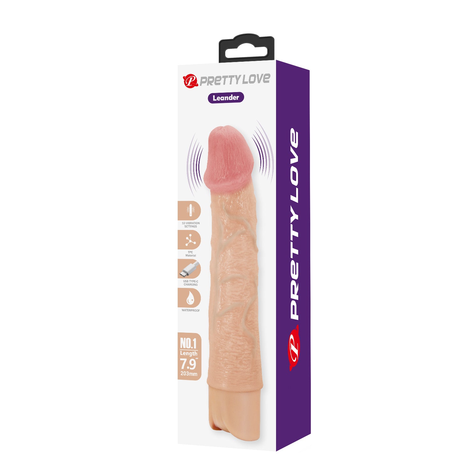 Dildo Vibrador Realista 20,3 x 3,8 CM