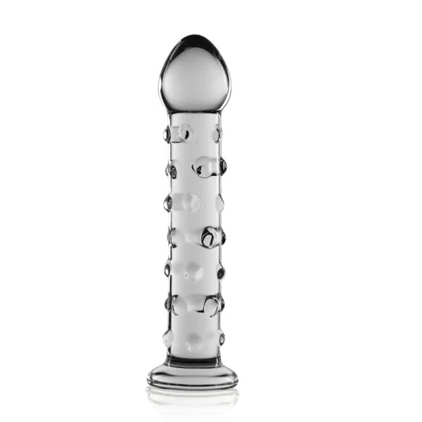 Plug Anal de Vidrio Templado con Relieves
