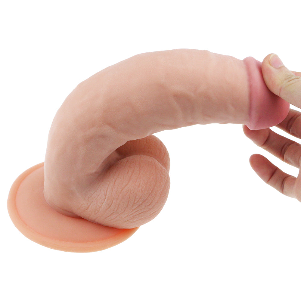Dildo Realista Ultra Suave Curvo 20 x 4,5 CM