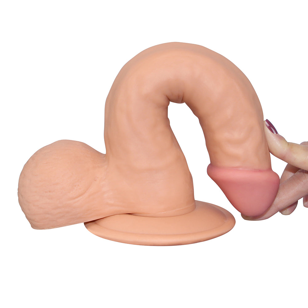 Dildo Realista Ultra Suave Flexible 20 x 4,5 CM