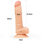 Dildo Realista Soft Dude 20 x 4 CM