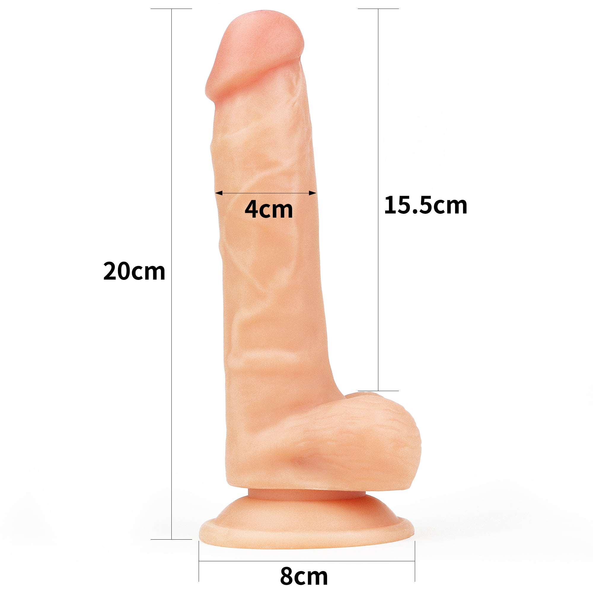 Dildo Realista Soft Dude 20 x 4 CM