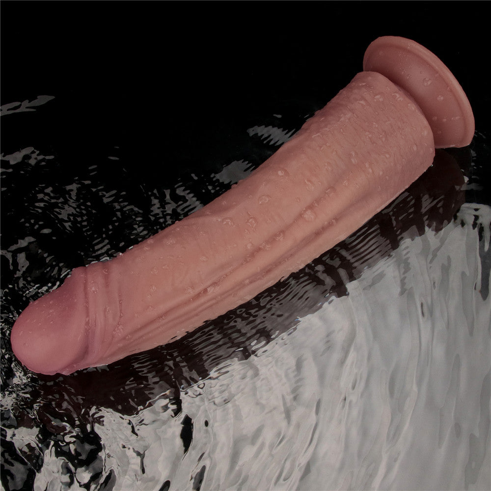 Dildo Realista Vibrador Doble Densidad 26,8 x 6 CM