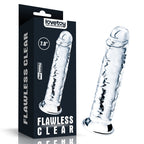 Dildo Realista Transparente Flexible 18 x 3,5 CM