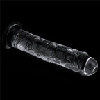 Dildo Realista Transparente Flexible 18 x 3,5 CM
