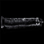 Dildo Realista Transparente Flexible 18 x 3,5 CM