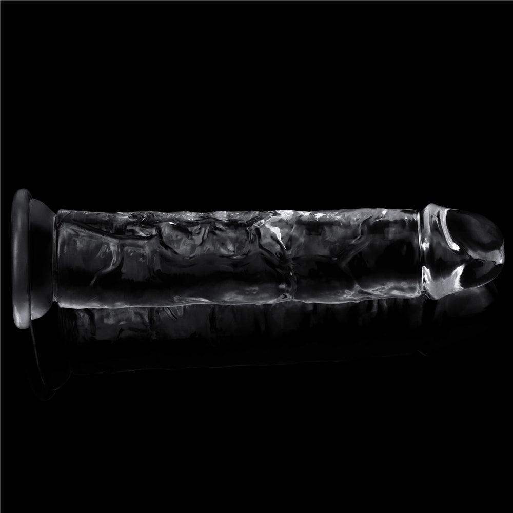 Dildo Realista Transparente Flexible 18 x 3,5 CM