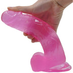 Dildo Realista Jelly Curvo 20,3 x 4,4 CM