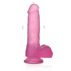 Dildo Realista Jelly Flexible 18 x 3,5 CM