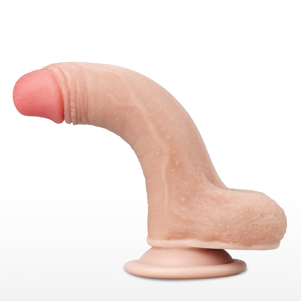 Dildo Realista 18 x 3,6 CM Dual Layer – Doble Capa con Piel Deslizante