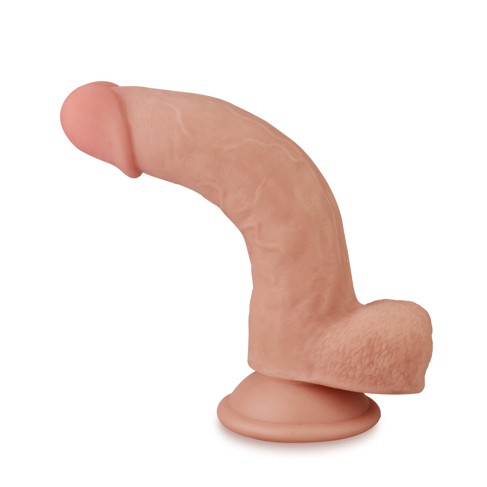 Dildo Realista Dual Layer 21 x 4,3 CM – Piel Deslizante