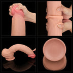 Dildo Realista XXL Dual Layer 36 x 6,6 CM