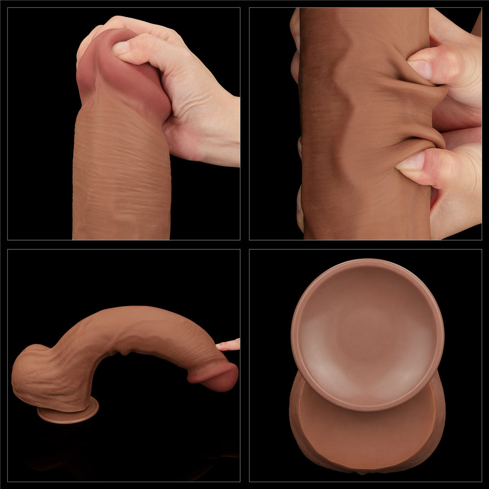 Dildo Realista XXL Dual Layer 36 x 6,6 CM