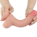 Dildo Realista Curvo Dual Layer 19,5 x 3,5 CM