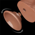 Dildo Realista Curvo Dual Layer 19,5 x 3,5 CM