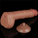 Dildo Realista Piel Deslizante Dual Layer 24 x 4,3 CM