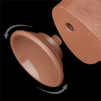 Dildo Realista Piel Deslizante Dual Layer 24 x 4,3 CM