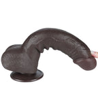 Dildo Realista Piel Deslizante Dual Layer 24 x 4,3 CM