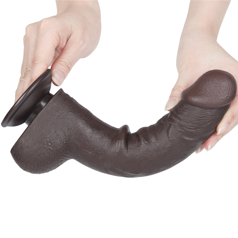 Dildo Realista Piel Deslizante Dual Layer 24 x 4,3 CM