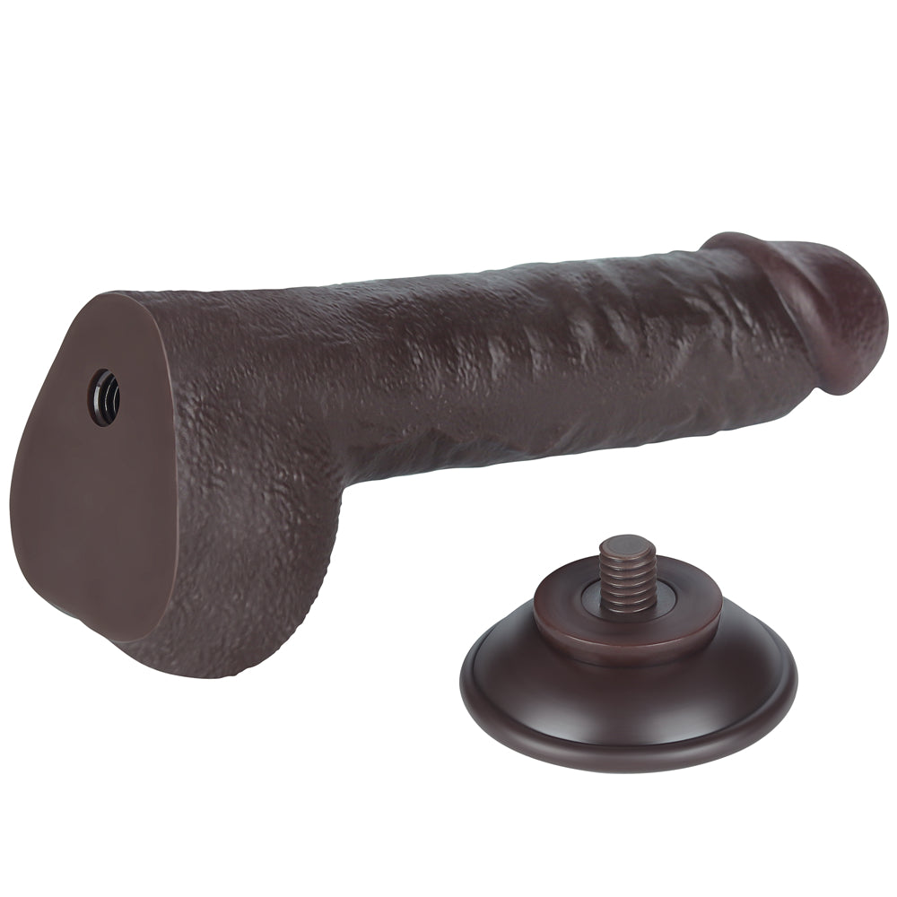 Dildo Realista Piel Deslizante Dual Layer 24 x 4,3 CM