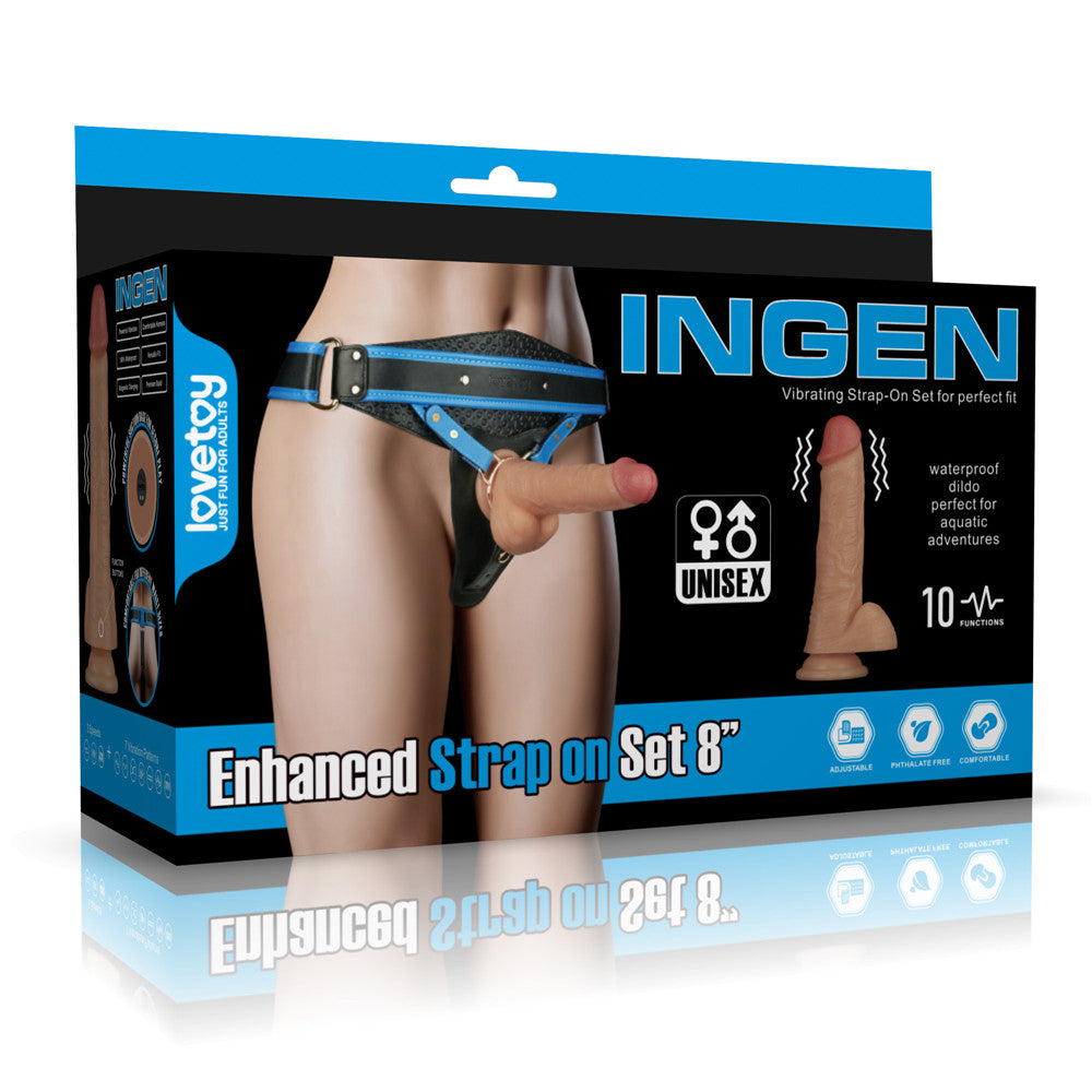 Arnés Vibrador Con Dildo 20 x 4,5 CM