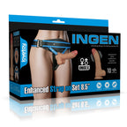 Arnés Strap-On Premium Con Vibrador Recargable 22 x 4,5 CM